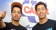 Rizzle Kicks backstage at the 2011 Jingle Bell Bal