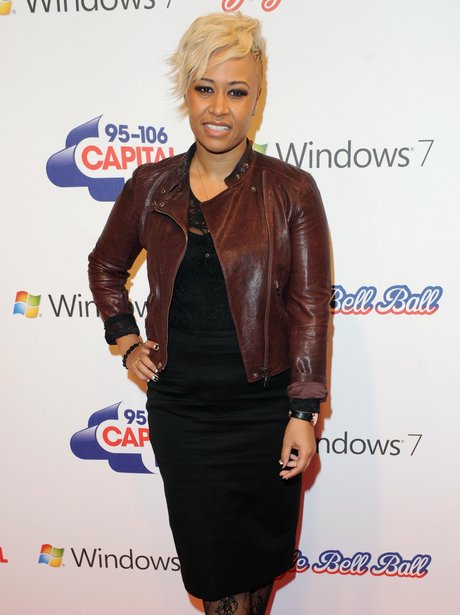 Emeli Sandi arrives at the 2011 Jingle Bell Ball