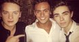 Tom Daley with Conor Maynard and Nathan Sykes