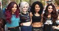 Little Mix pose for a photo in London