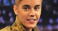 Justin Bieber during a taping of 'Late Night With 