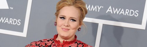 Adele arrives at the Grammy Awards 2013