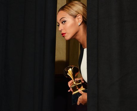 Beyonce at the 2013 Grammy Awards