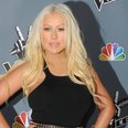 Christina Aguilera arrives at The Voice