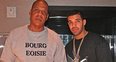 Jay-Z and Drake in the studio