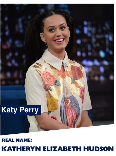 What Is Katy Perry s Real Name Pop Stars Real Names 25 Music Icons 