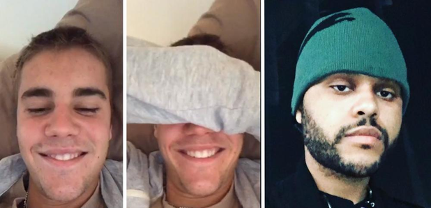Bieber Instagram Live Weeknd