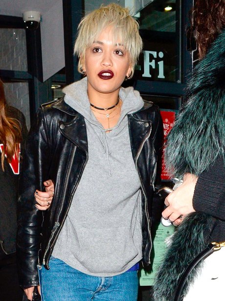 It's choppy... and we LIKE it! Rita Ora shows off her rugged pixie ...